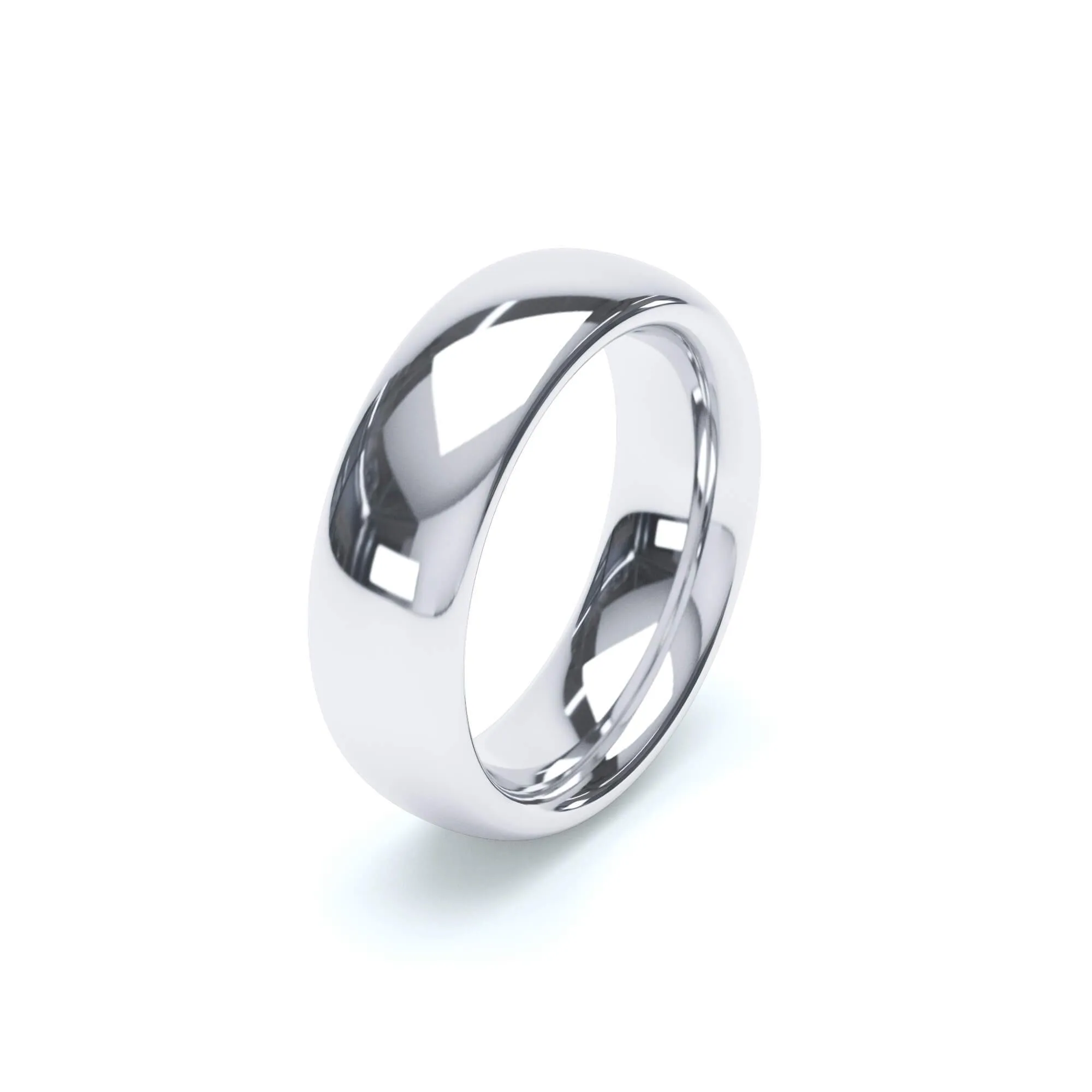 - Regular Court Profile Wedding Ring Platinum