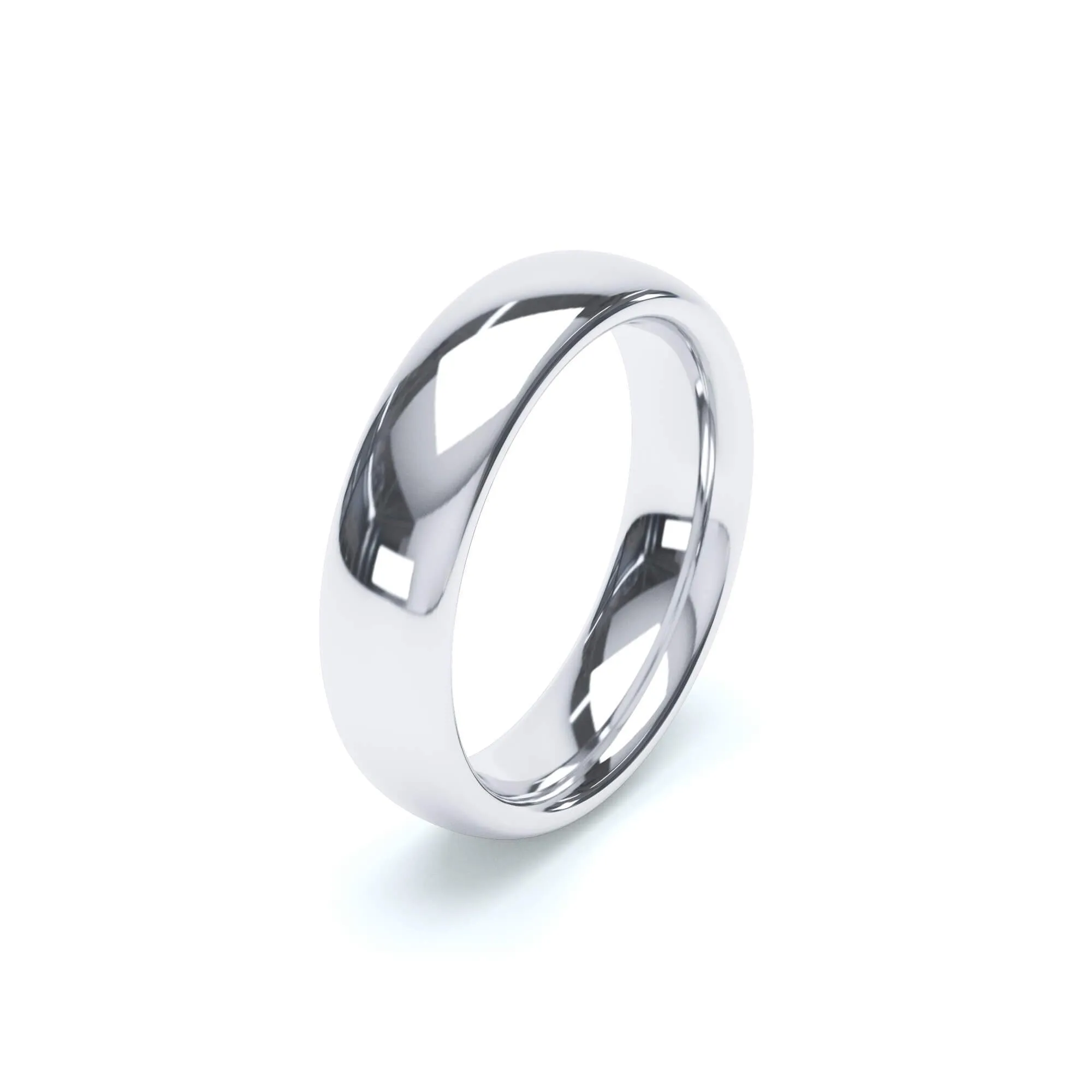 - Regular Court Profile Wedding Ring Platinum