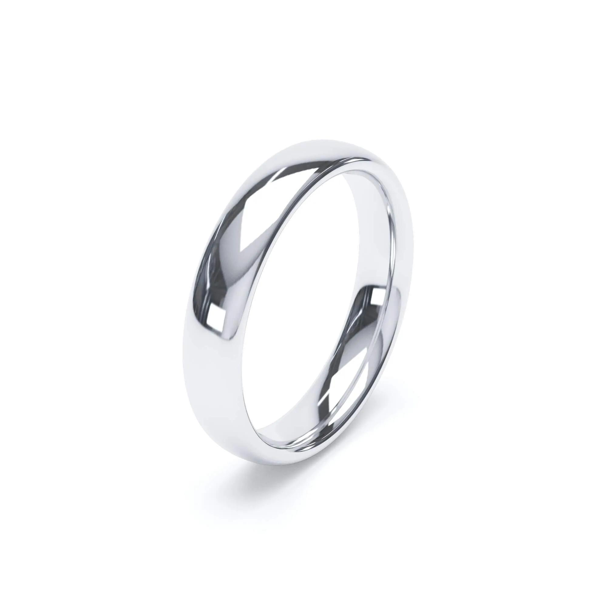- Regular Court Profile Wedding Ring Platinum