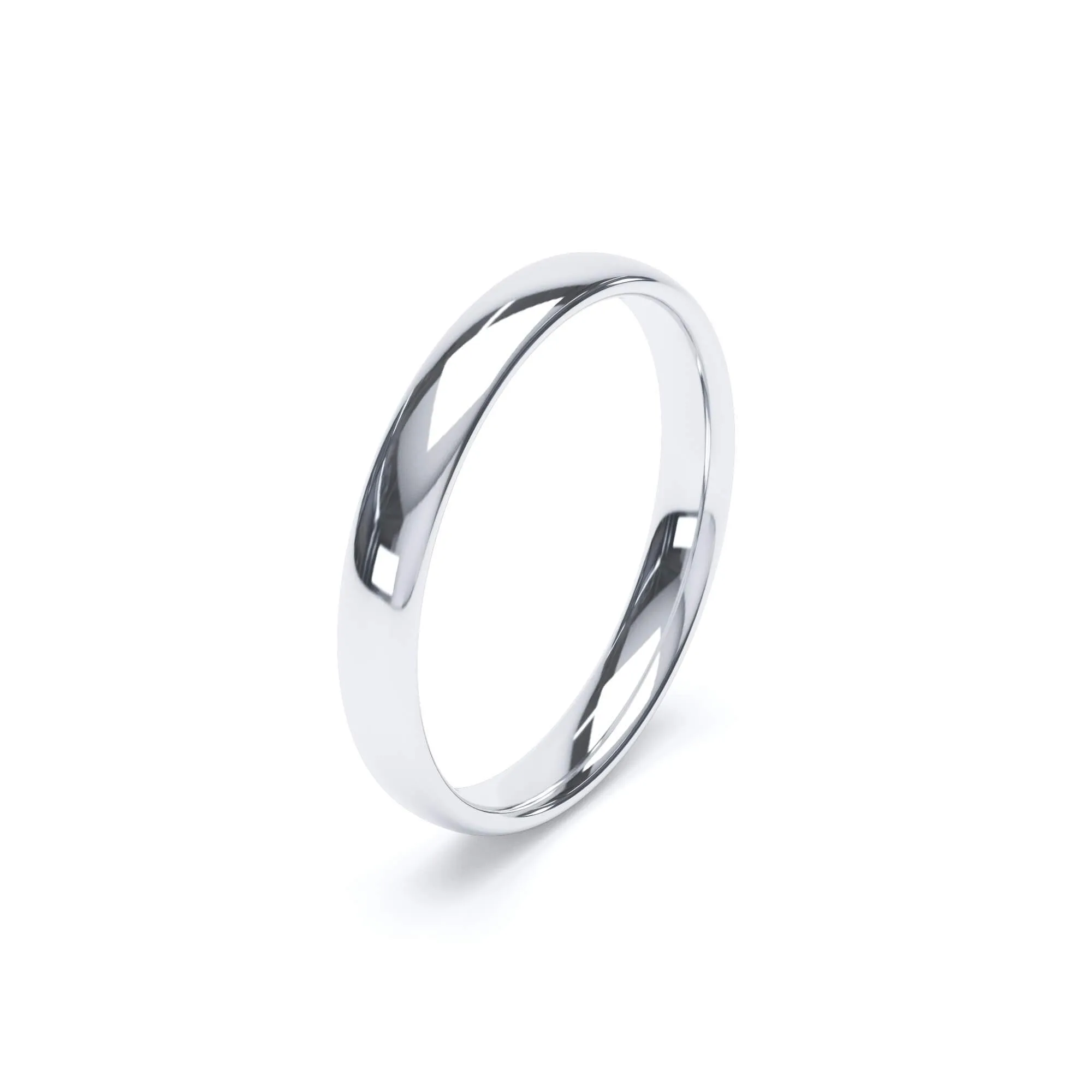 - Regular Court Profile Wedding Ring Platinum