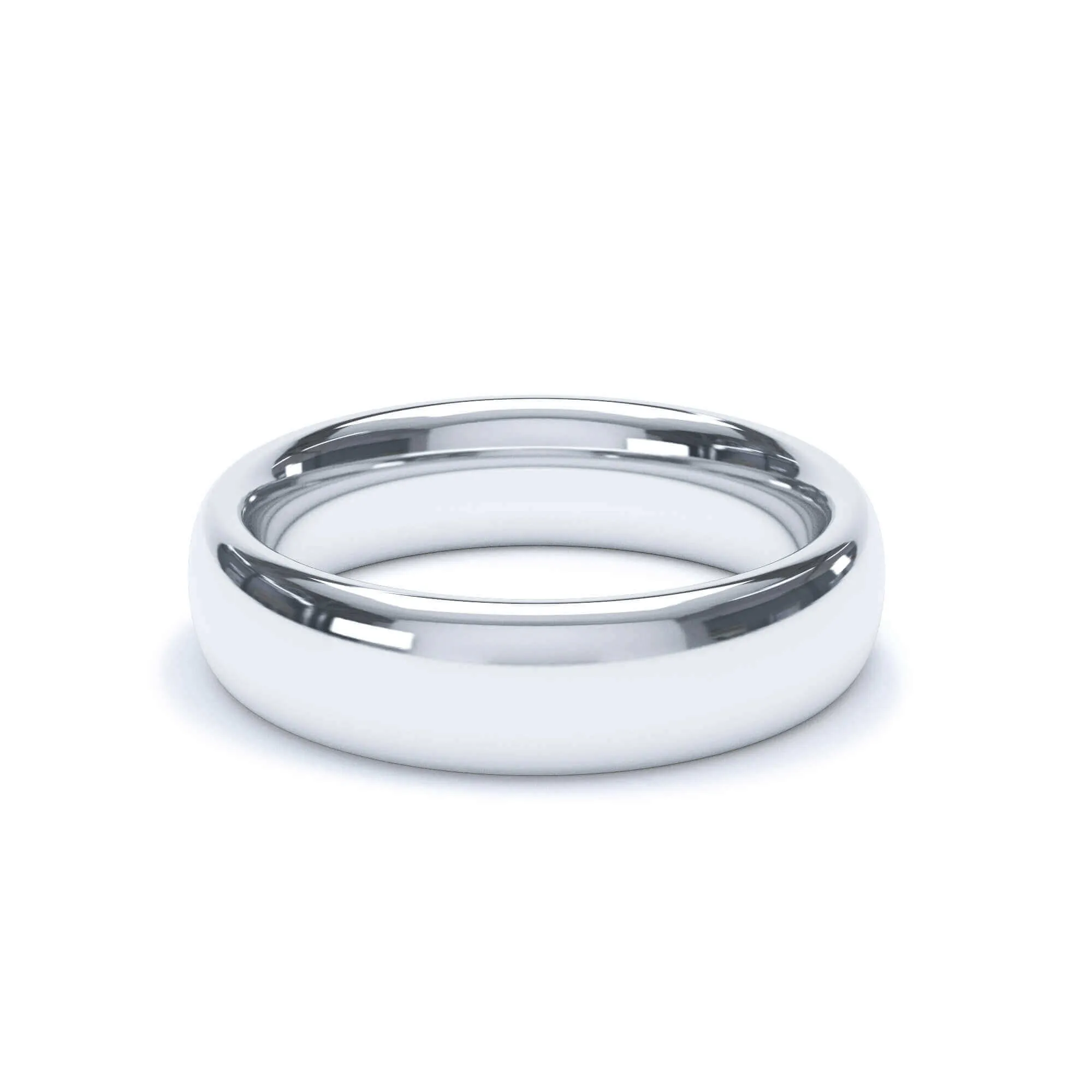 - Regular Court Profile Wedding Ring Platinum