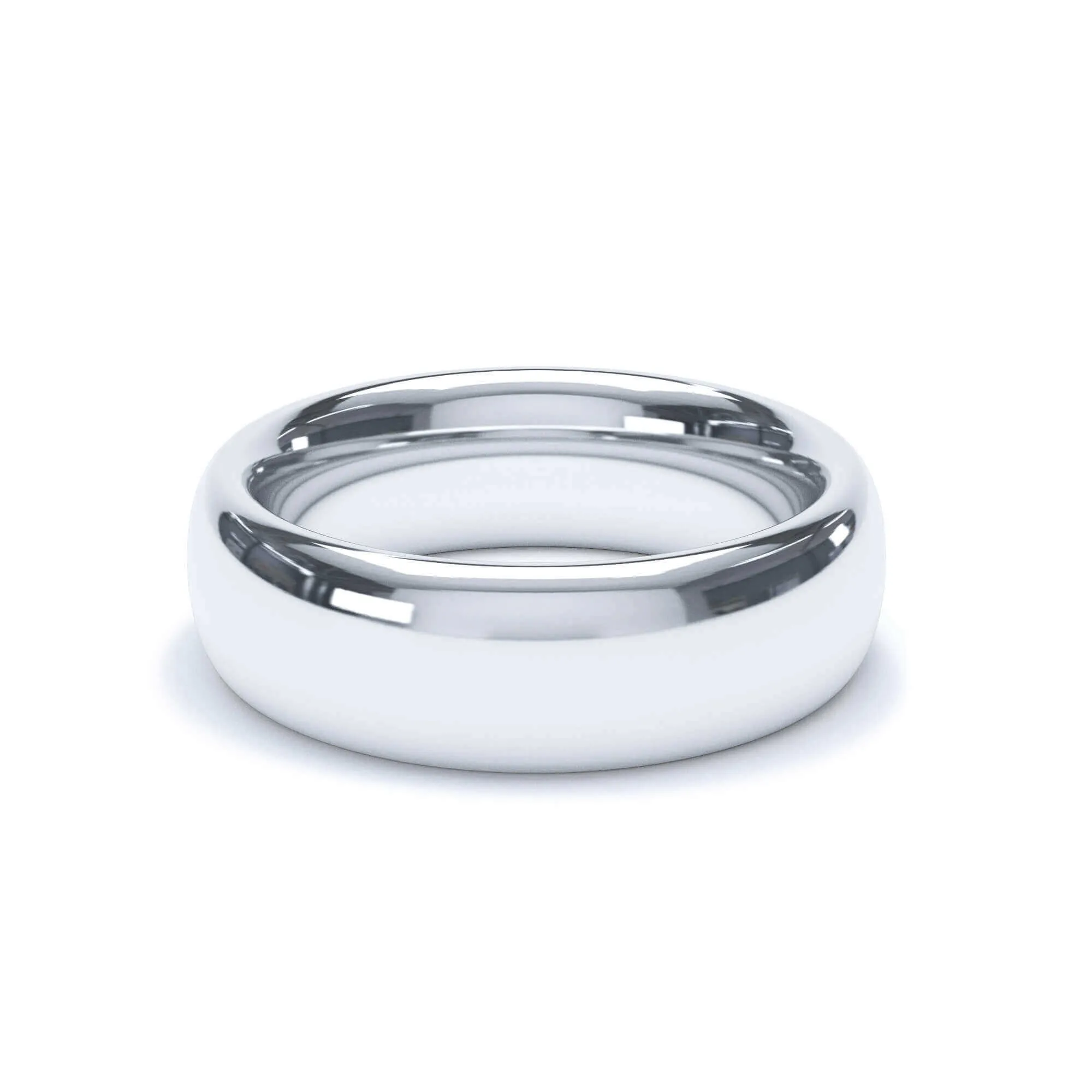 - Regular Court Profile Wedding Ring Platinum