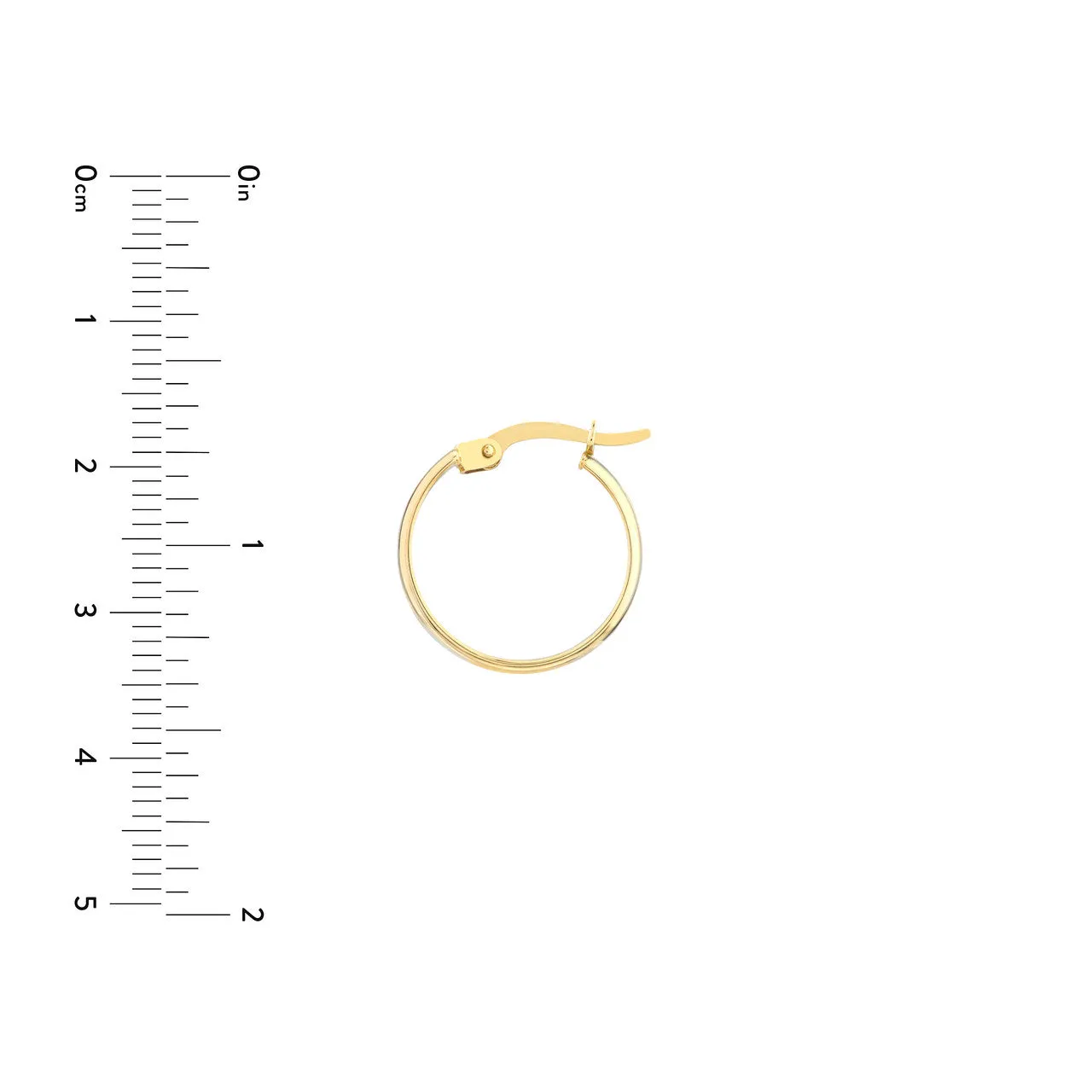 14k Turquoise Enamel Hoops