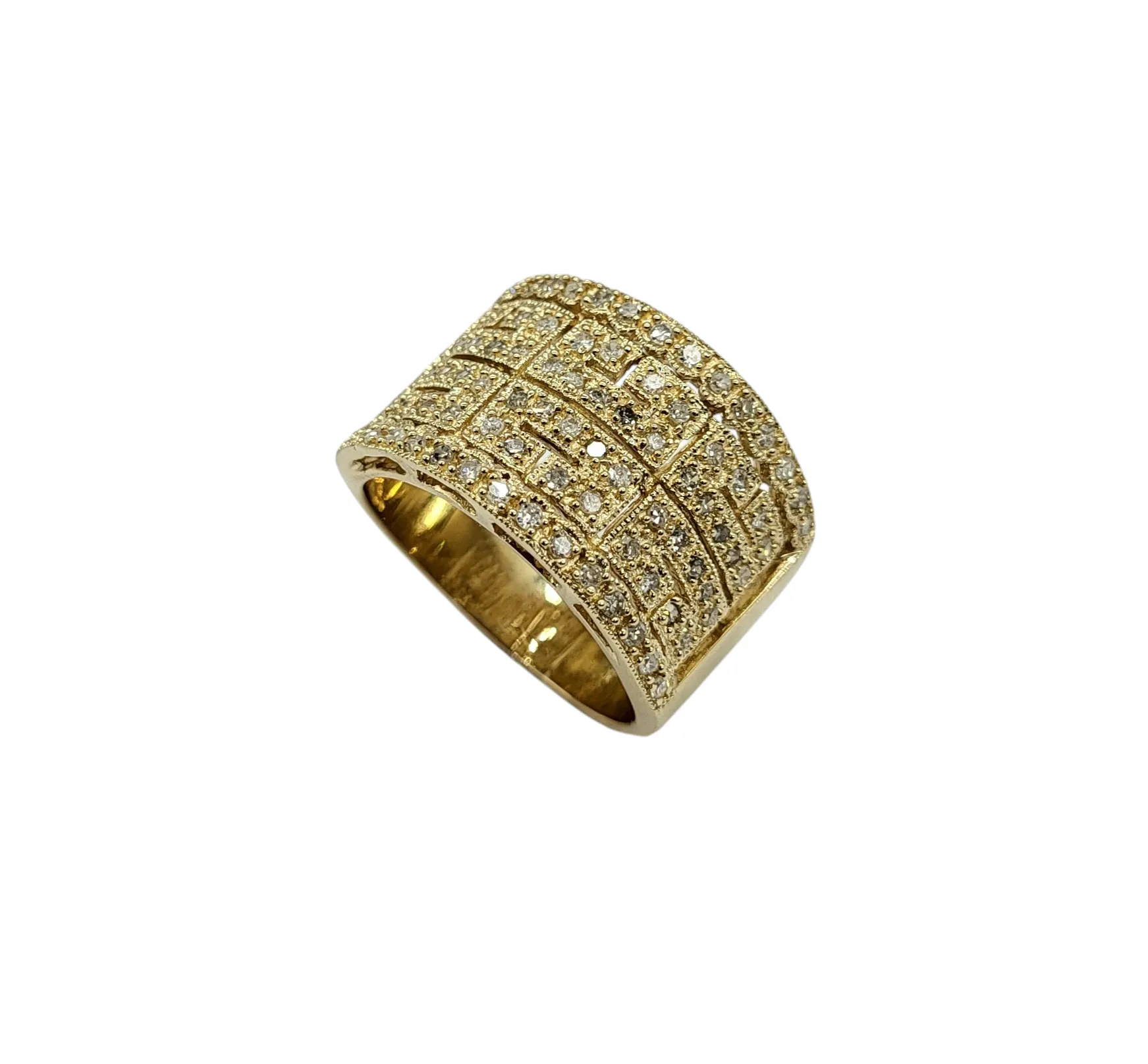 3/4 Carat Total Weight Diamond Wide Width Ring