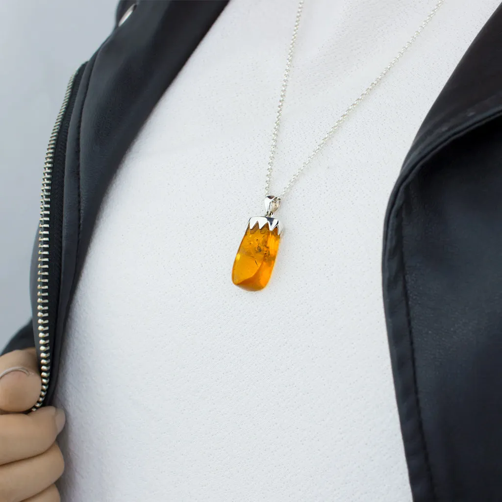 Amber with Insect Necklace