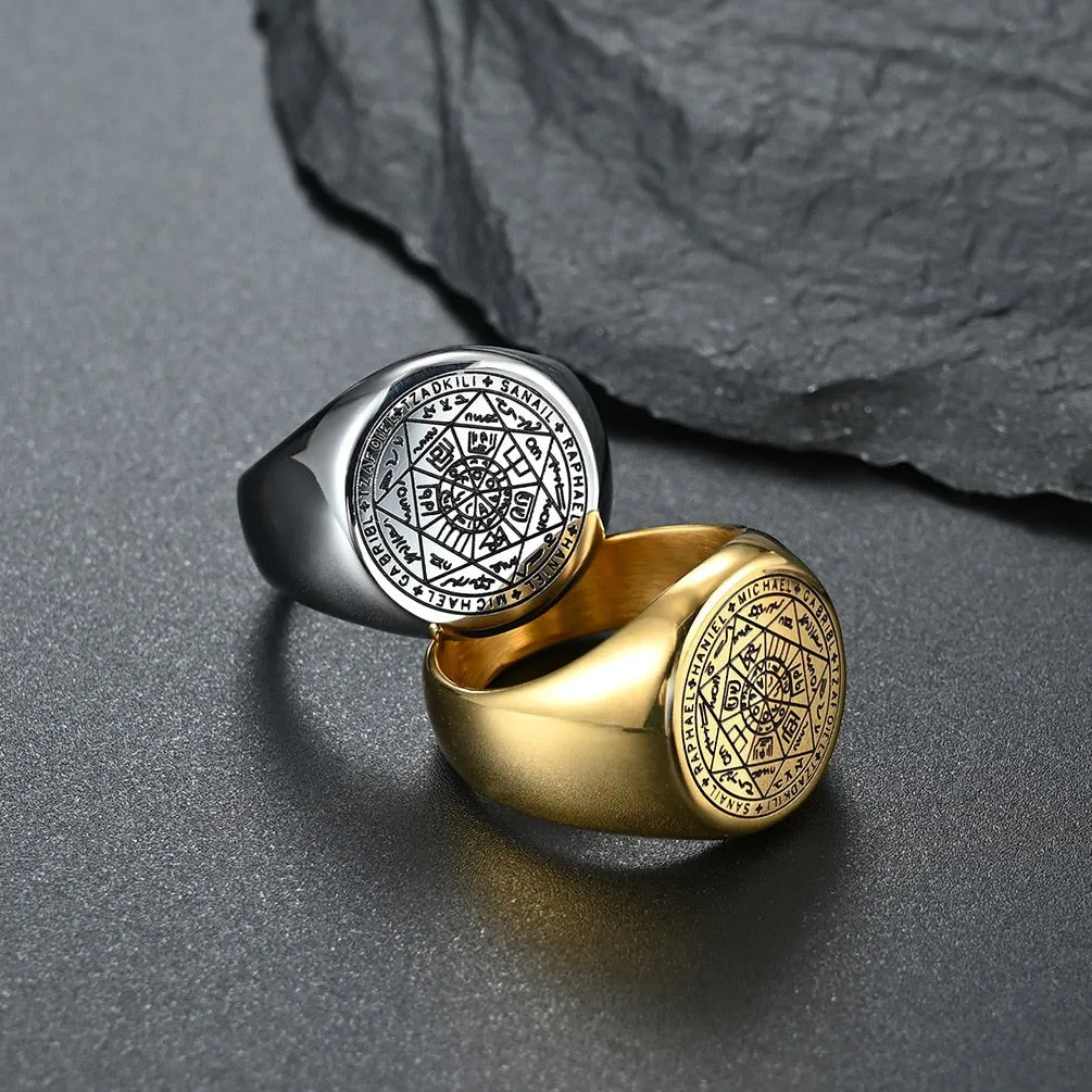Ancient Stainless Steel Ring
