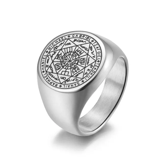 Ancient Stainless Steel Ring