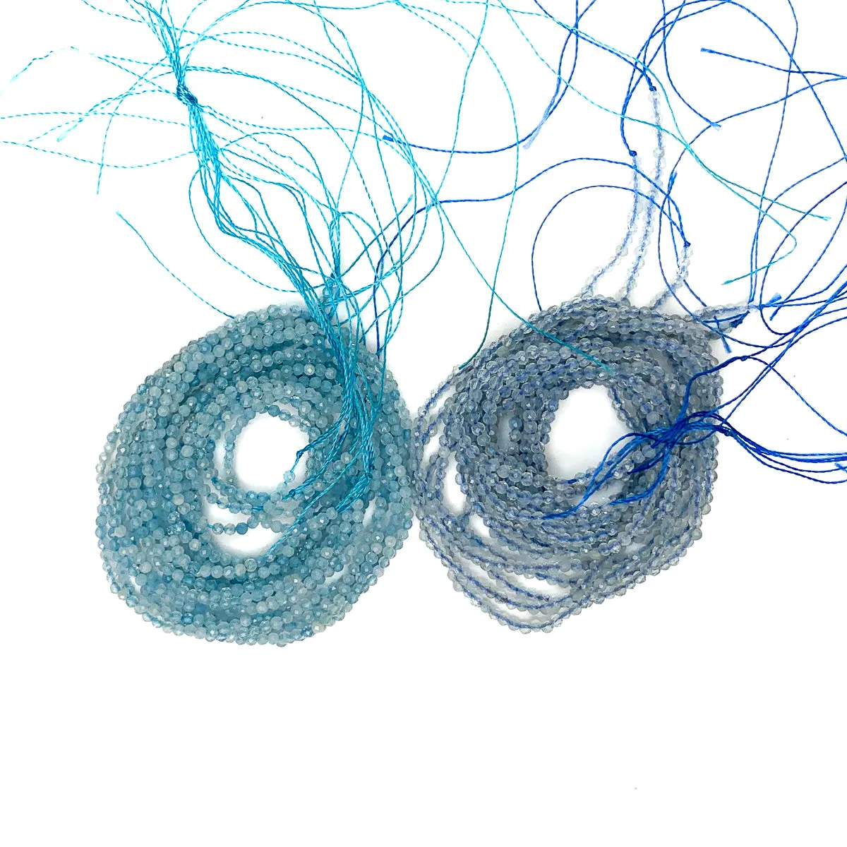 Aquamarine Columbia 2mm Faceted Rounds