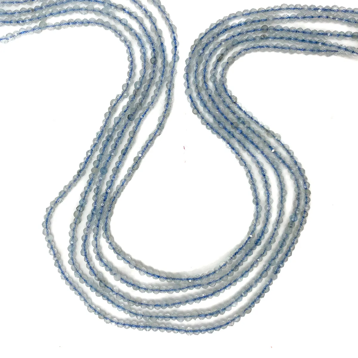 Aquamarine Columbia 2mm Faceted Rounds