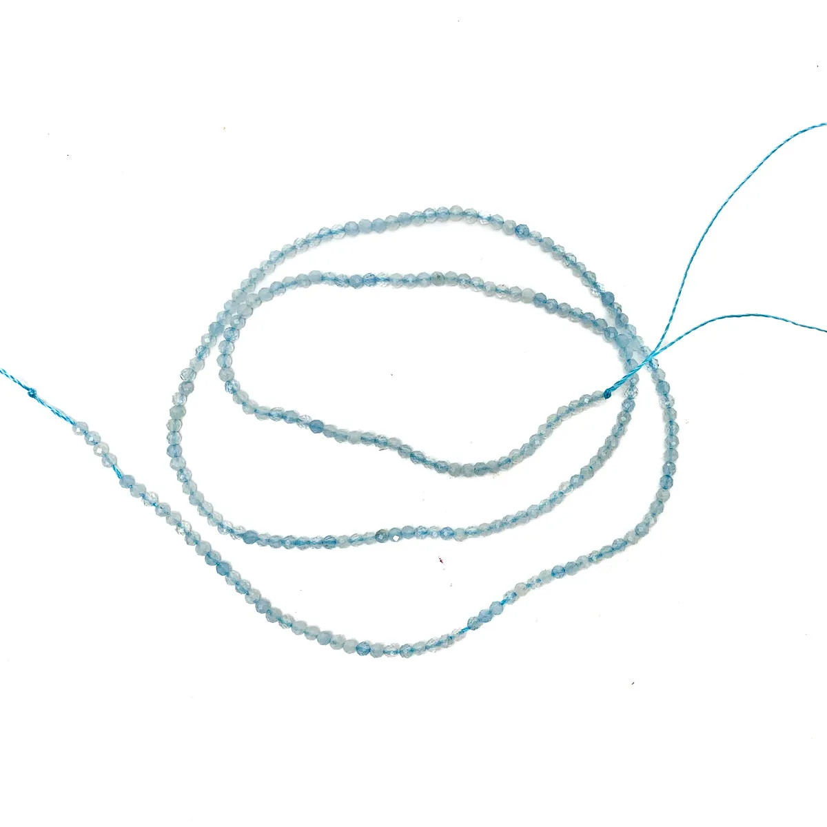 Aquamarine Columbia 2mm Faceted Rounds