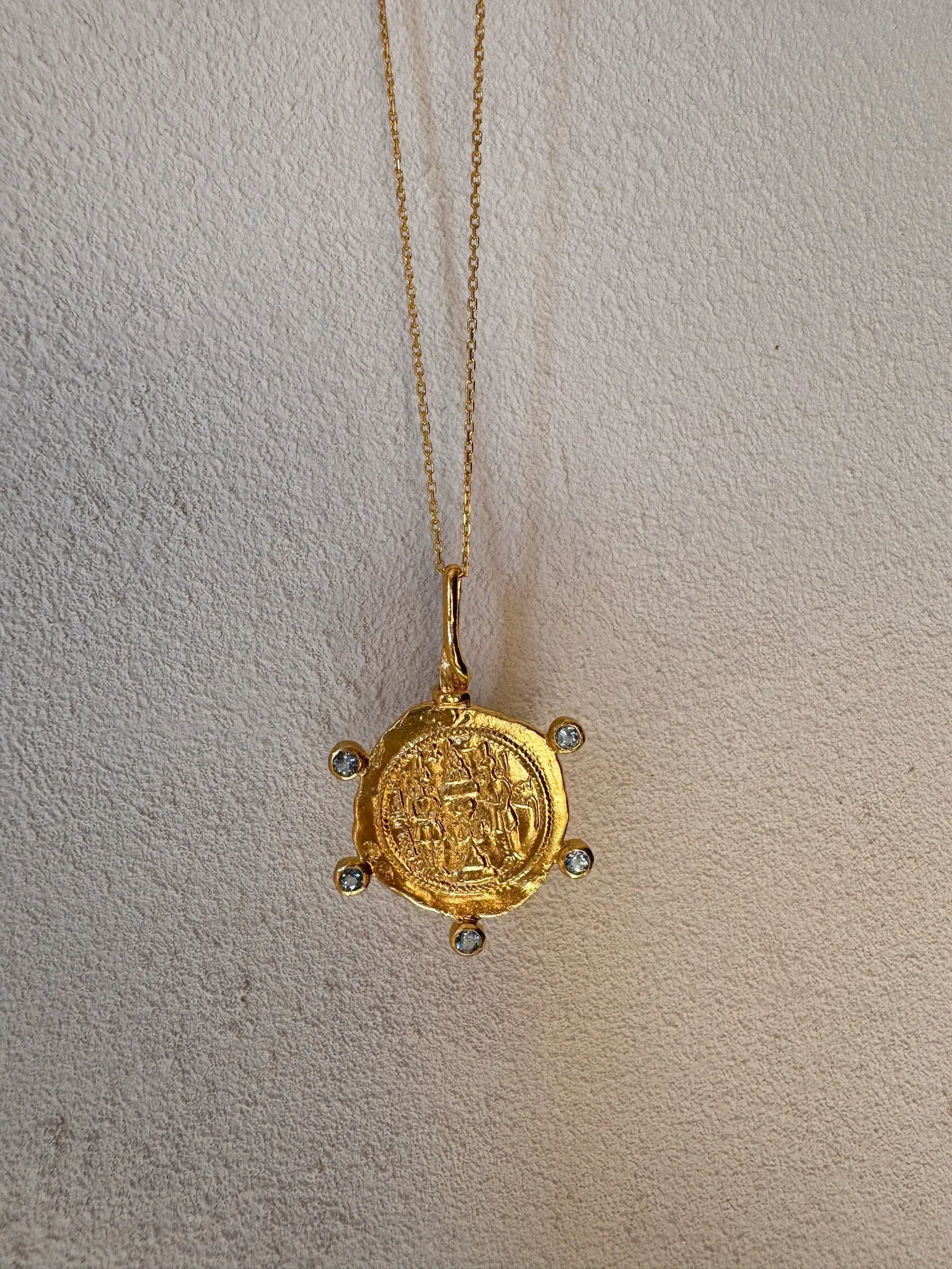 Banu Pendant with Aquamarine by Cleopatra’s Bling