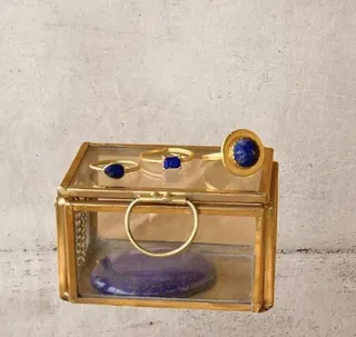 Bloom Lapis Lazuli ring 56