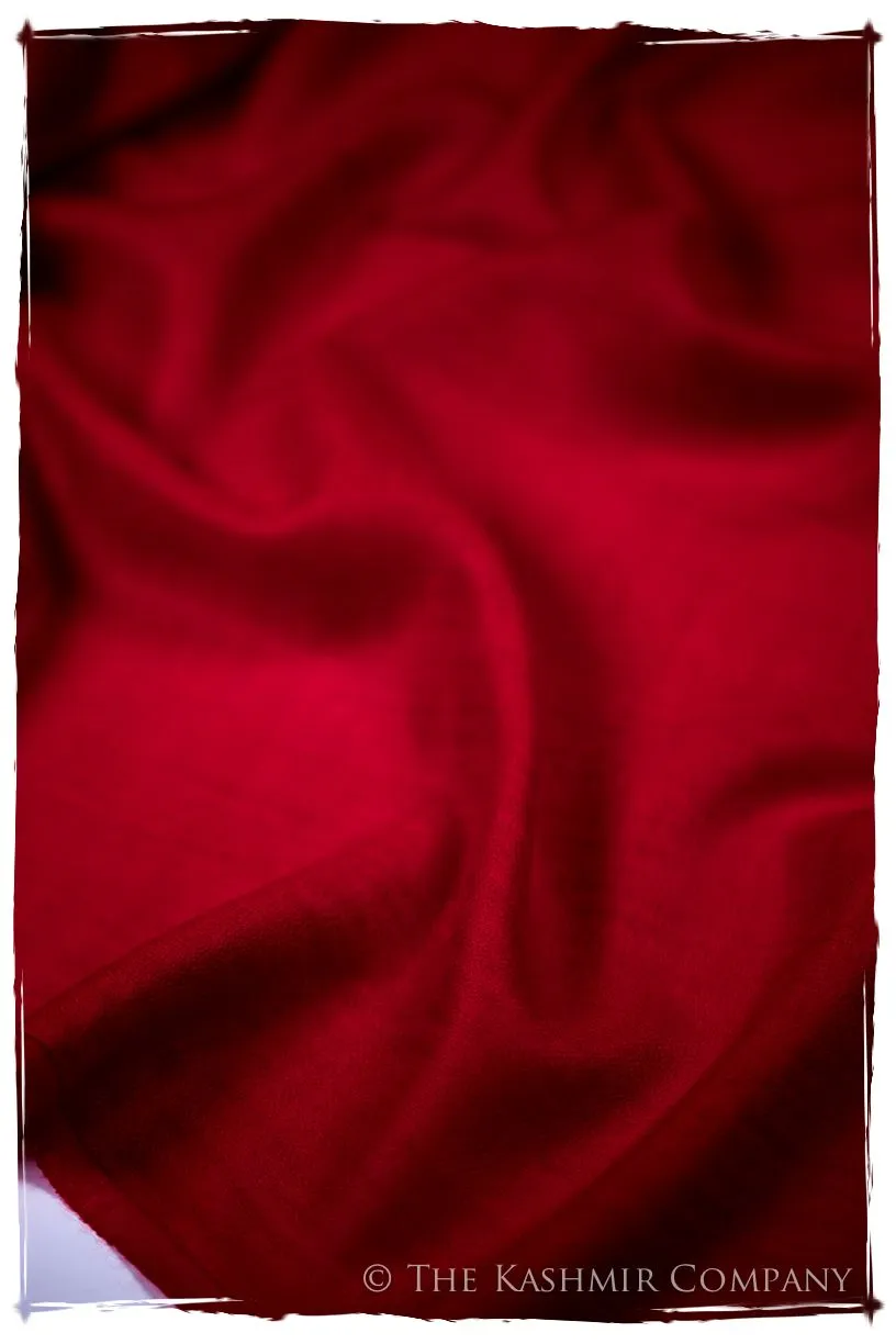 Bul Bul Fiery Kashmir Wool Scarf