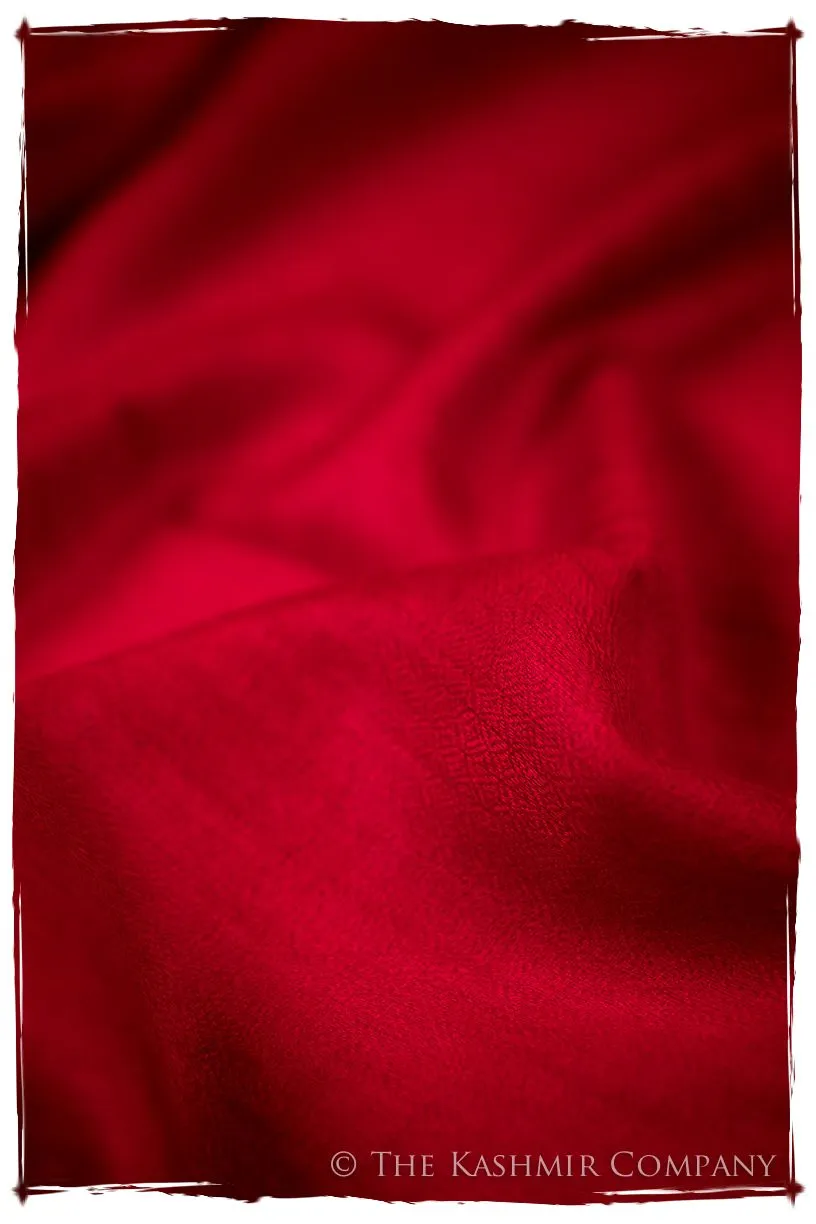 Bul Bul Fiery Kashmir Wool Scarf