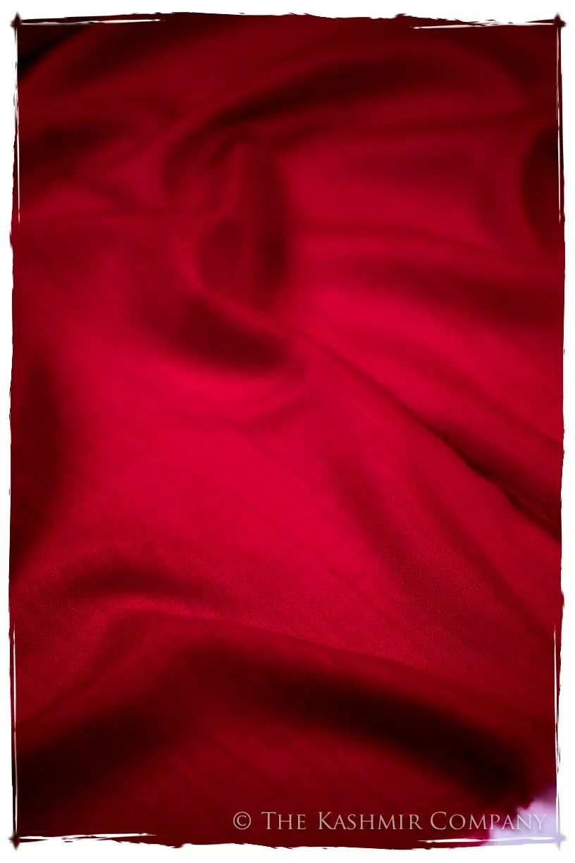 Bul Bul Fiery Kashmir Wool Scarf