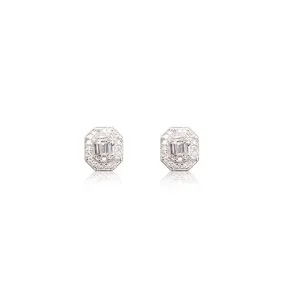 Emerald Illusion Earrings