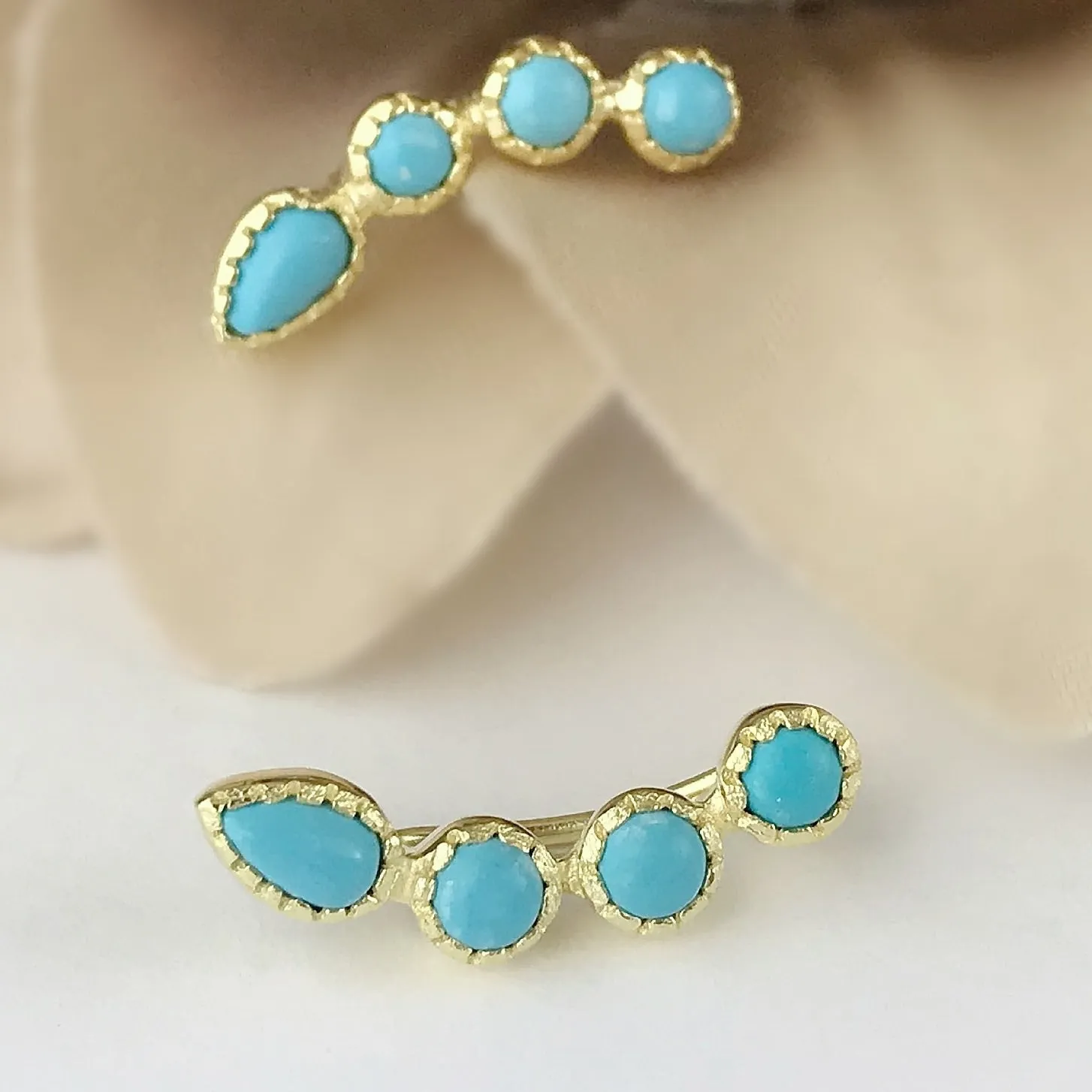 Golden Lake Earrings - SE4909
