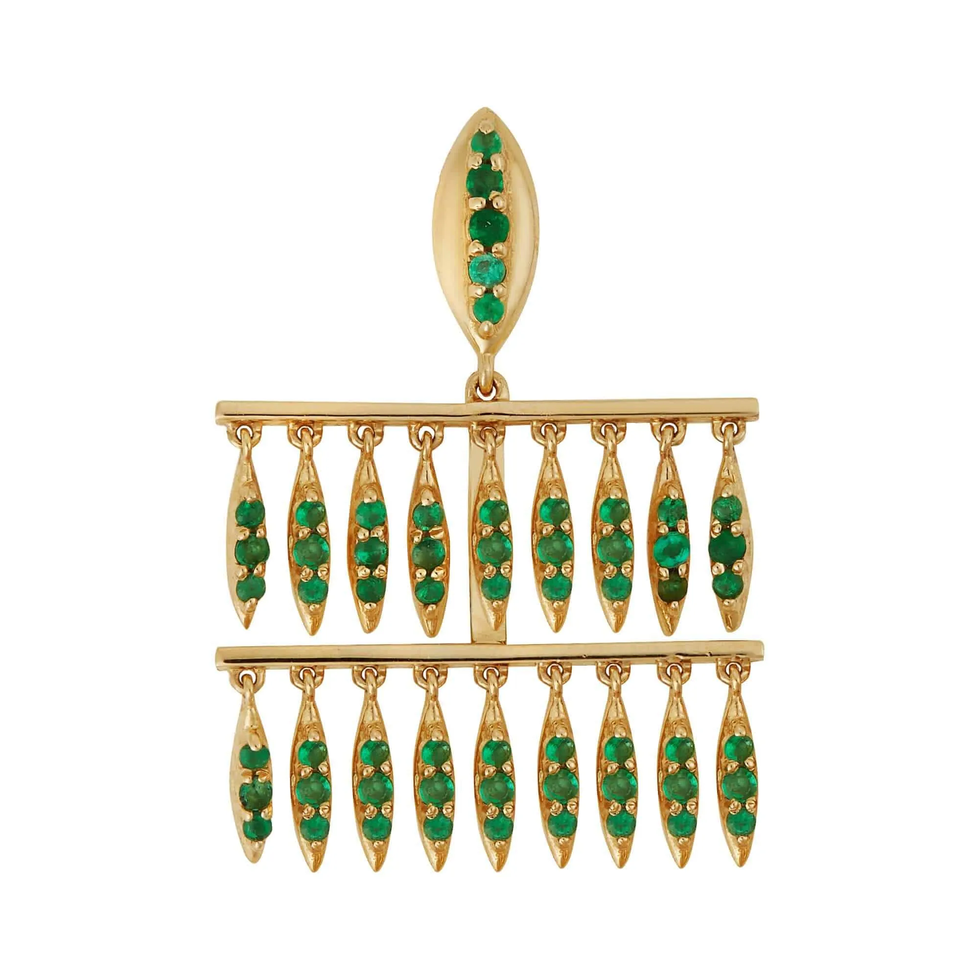 Grass Mini Raining Drops Earrings Y-EM