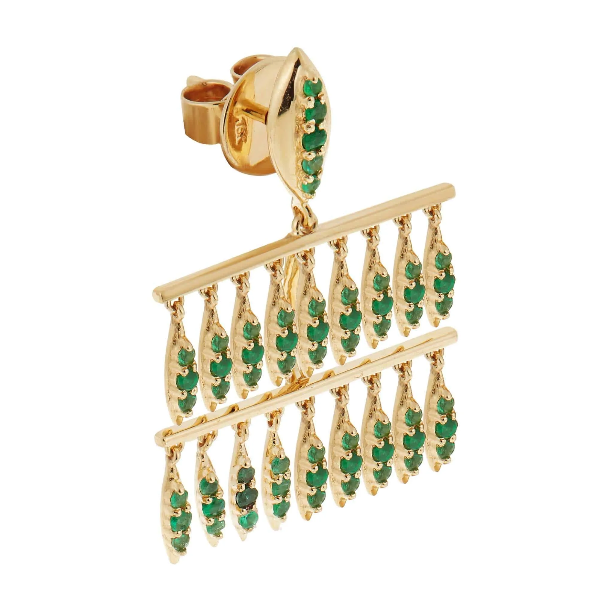 Grass Mini Raining Drops Earrings Y-EM