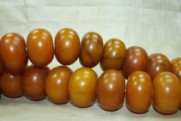 Large Mauritanian Amber Bead Necklace