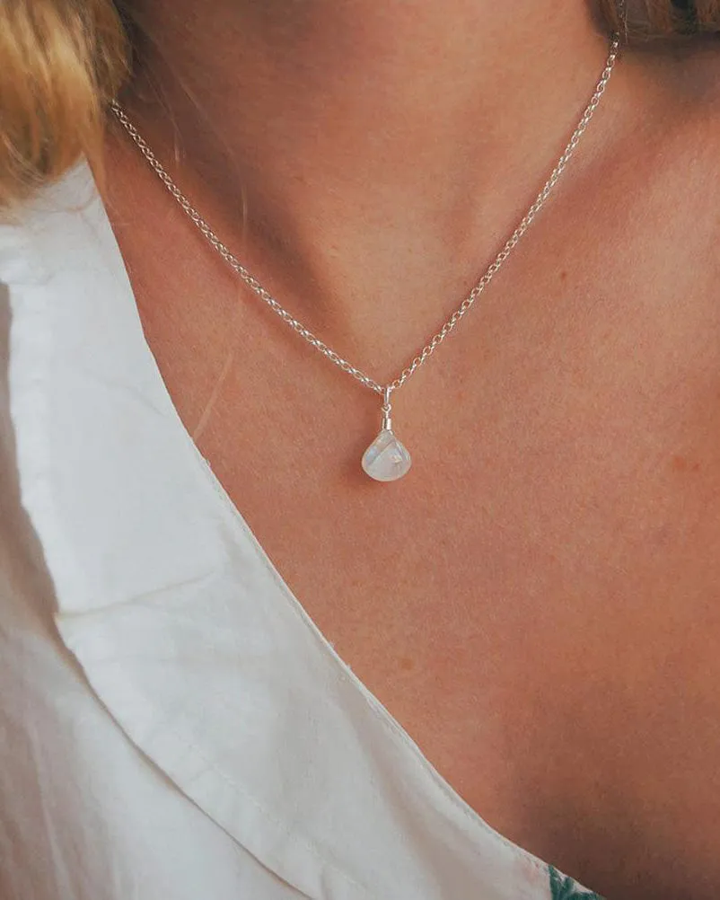 Moonstone Pendant Necklace