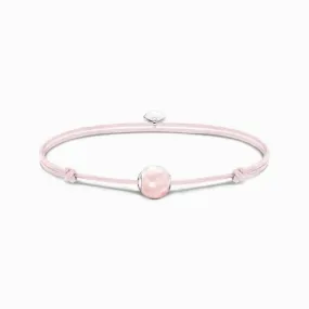 Pink Nylon Rose Quartz Bracelet A2113-813-9