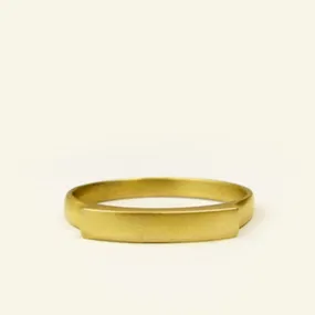 SALE! Small Bridge 14k Gold Wedding Band by Carla Caruso