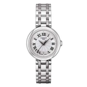 Tissot Bellissima Small Lady Wristwatch, White Dial, 26mm (T1260101101300)