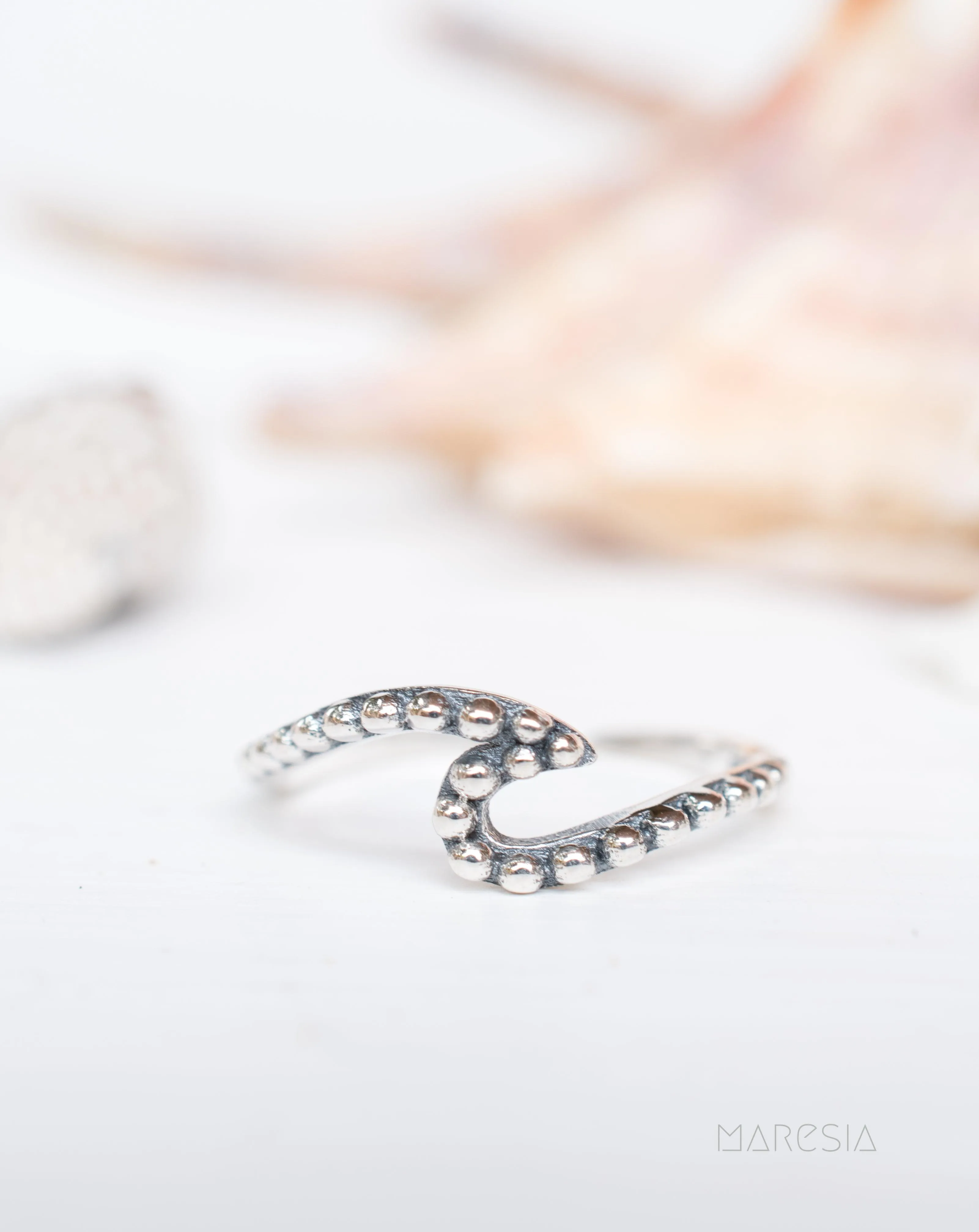Wave Toe Ring ~ Sterling Silver 925~ SMT016
