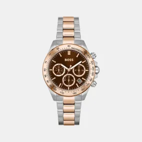 Women Brown Analog Stainless Steel Watch 1502617